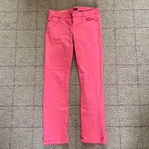 J. Crew Matchstick Pink Jeans